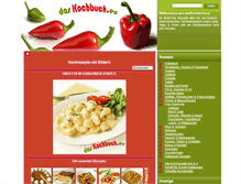 Tablet Screenshot of daskochbuch.eu